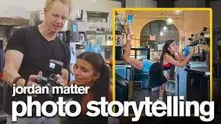 COFFEE SHOP CHALLENGE - How Jordan Matter tell stories through pictures