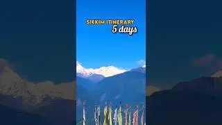 5D4N Itinerary for Sikkim | Best Tour Package | #exploresikkim #travel #sikkimtravelguide