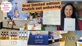 Dior Makeup Clutch limited Edition - Rouge Dior Minaudiere Set unboxing & My first Dior Masterclass
