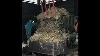 牧草ロールってどうやってカットするのかなぁ？