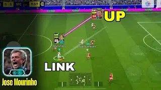 HOW TO USE PERFECTLY LINK - UP PLAY 😱 JOSE MOURINHO LINK UP - eFOOTBALL 2026 MOBILE