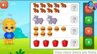 How many bears are there and what will be the number?  #kidsiqtest #kidseducationalvideospreschool