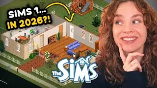 I went back to The Sims 1 and tried to build a CUTE HOUSE