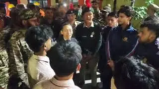 conducting a Mock Drill in case of air attack or Bomb threat