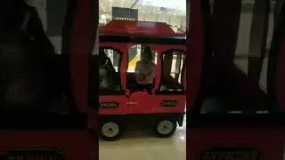 #Laiba Ali #Crown Mall #BBD #Lucknow #Toy Train #Kids Play #Outing #ABS #rain