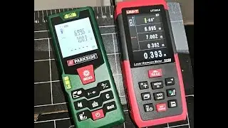 Dalmierz laserowy PARKSIDE  PLME 50 A1 vs dalmierz laserowy UNIT UT395A  test UNBOXING
