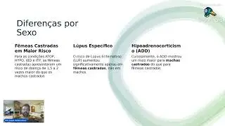Explicando - Gonadectomy effects on the risk of immune disorders in the dog: a retrospective study