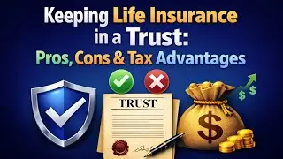 Keeping Life Insurance in a Trust: Pros, Cons & Tax Advantages||#insurance 