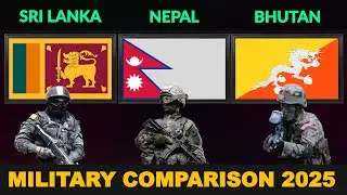 Sri Lanka vs Nepal vs Bhutan Military Power Comparison 2025