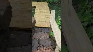 75 ft Custom Walkway  #diy #customdecks #deckbuilding