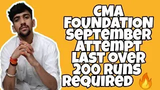 CMA FOUNDATION SEPTEMBER ATTEMPT | LAST WEEK STRATEGY 🔥🔥