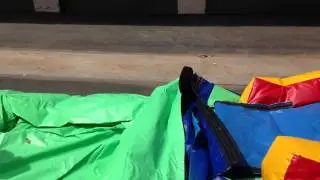 HOW TO SET UP A COMBO INFLATABLE JUMPER WITH POOL