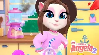 🪩My Talking Angela 2🍾Christmas Update Gameplay 10🎊|Chamor Games