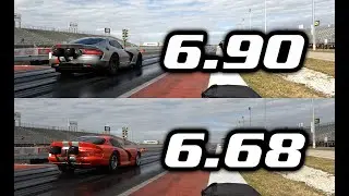 6 second 1/4 mile Vipers by Nth Moto at Houston Raceway Park