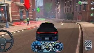 City Taxi Sim 3D - Realistic Car Driving Games Android iOS Gameplay #66
