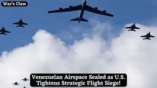 Воздушное пространство Венесуэлы закрыто, поскольку США ужесточают контроль за стратегическими по...