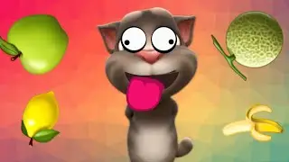 Talking Tom Funny Cat Video Billu Eating Fruit 🍓🍑 Apple 🍎 Banana 🍌 Orange 🍊 | SP Billu #motubillu