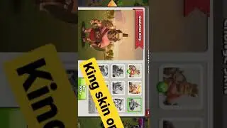 King new skin 1500 Gems|Road to 2.3k subscribe