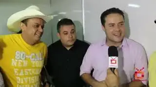 Durante Show de Frank Aguiar Renan Filho Elogia James Ribeiro por Realiza&ccedil;&otilde;es em Palmeira dos &Iacute;ndios