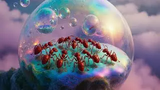 Hormigas vs. Monta&ntilde;a Burbuja 🫧🔥 | Peque&ntilde;os H&eacute;roes en un Mundo M&aacute;gico Flotante | Estilo Min&uacute;sculo