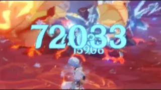 Akuoumaru test with Chongyun (up to 72k per blade and more)