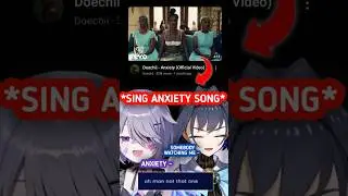 Chat When Biboo & Kronii Start Singing Anxiety Song #vtuber #holoadvent #hololive