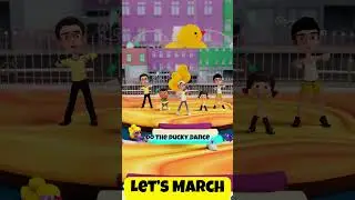 Lets March | Brain Break for Kids | Do The Ducky Dance #kidsdancealong #kidsmusic #kidssongs