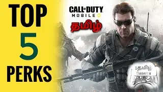 TOP 5 PERKS Explained | Call of duty Mobile Tamil | iTamil Gamers