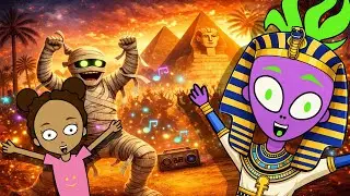 Kids Wake Up a Mummy in Egypt