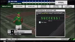 MOMENTS EXTREME Comeback against MO MLB THE SHOW 20