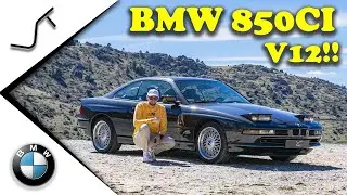 POTENCIA Y ELEGANCIA: PRUEBA DE CONDUCCIÓN DEL LEGENDARIO BMW 850I V12 | Vlad Trif Official
