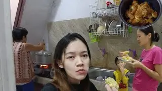 AMAK CINA INDONESIA BIKIN MAKANAN DESSERT | CHINESE LIFE IN INDONESIA | COOKING | DAILY VLOG
