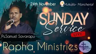 Pastor Samuel Savarapu sunday service live