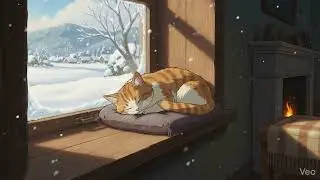 Cozy Winter Calm and peaceful Sound/music for study and sleep #ghibliinspired