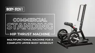 Body Iron Commercial Standing Hip Thrust Machine