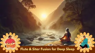 Flute & Sitar Fusion for Deep Sleep | Relaxing Indian Instrumental Music