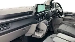 Ford Custom V710 L2 Limited in Agate Black with Integrated and Foldable Roof Rack