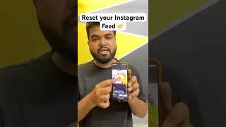 Reset your Instagram feed 👉 #instagramsettings