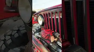 Jeep turns into Graffiti Art Car #jeep #viral #offroad #spraypaint #art #car #cartoon