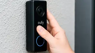 Как снять камеру дверного звонка Eufy с крепления