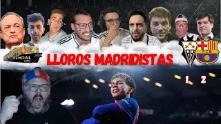TODOS LOS MEJORES LLOROS  MADRIDISTAS AL ALBACETE 1 FC BARCELONA 2