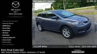 Used 2007 Mazda CX-7 | Five Star Cars LLC, Meriden, CT - SOLD