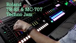 Roland TR-8S & MC-707 TECHNO JAM