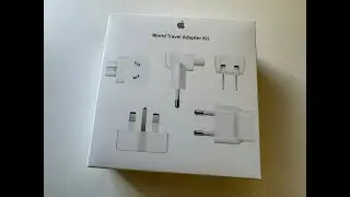 Apple World Travel Adapter Kit Unboxing! @Apple