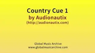 Country Cue 1 -  Audionautix