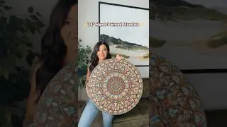 24&rdquo; Hand-Painted Mandala Reveal