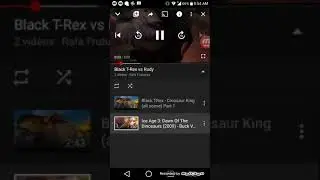 Black T-Rex VS Rudy