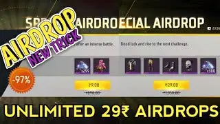 Unlimited airdrops freefire 🔥₹29 ₹9 special airdrop New trick💥 | Malayalam | 100% Working tricks|🤩