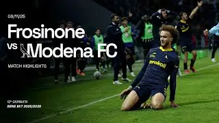 Highlights Serie BKT: Frosinone - Modena 2-2