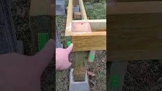 Cabin build working on a foundation